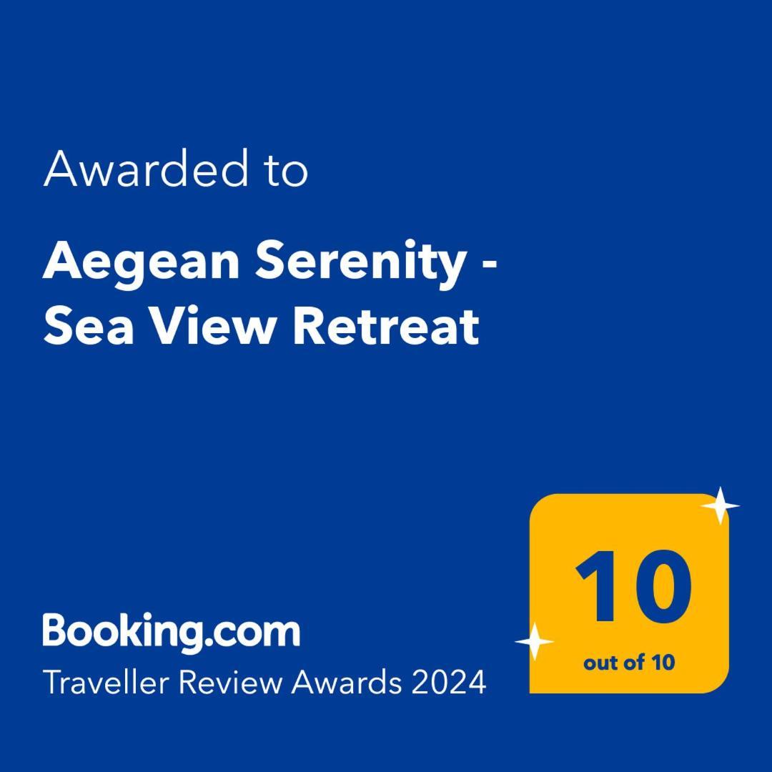 Aegean Serenity - Sea View Retreat Archangelos  Exterior photo