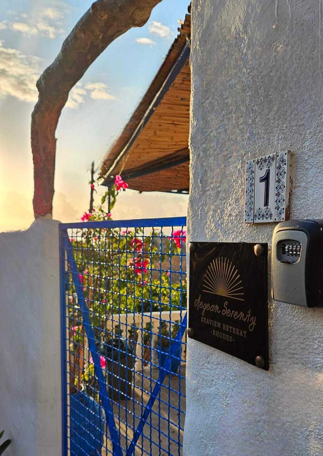 Aegean Serenity - Sea View Retreat Archangelos  Exterior photo