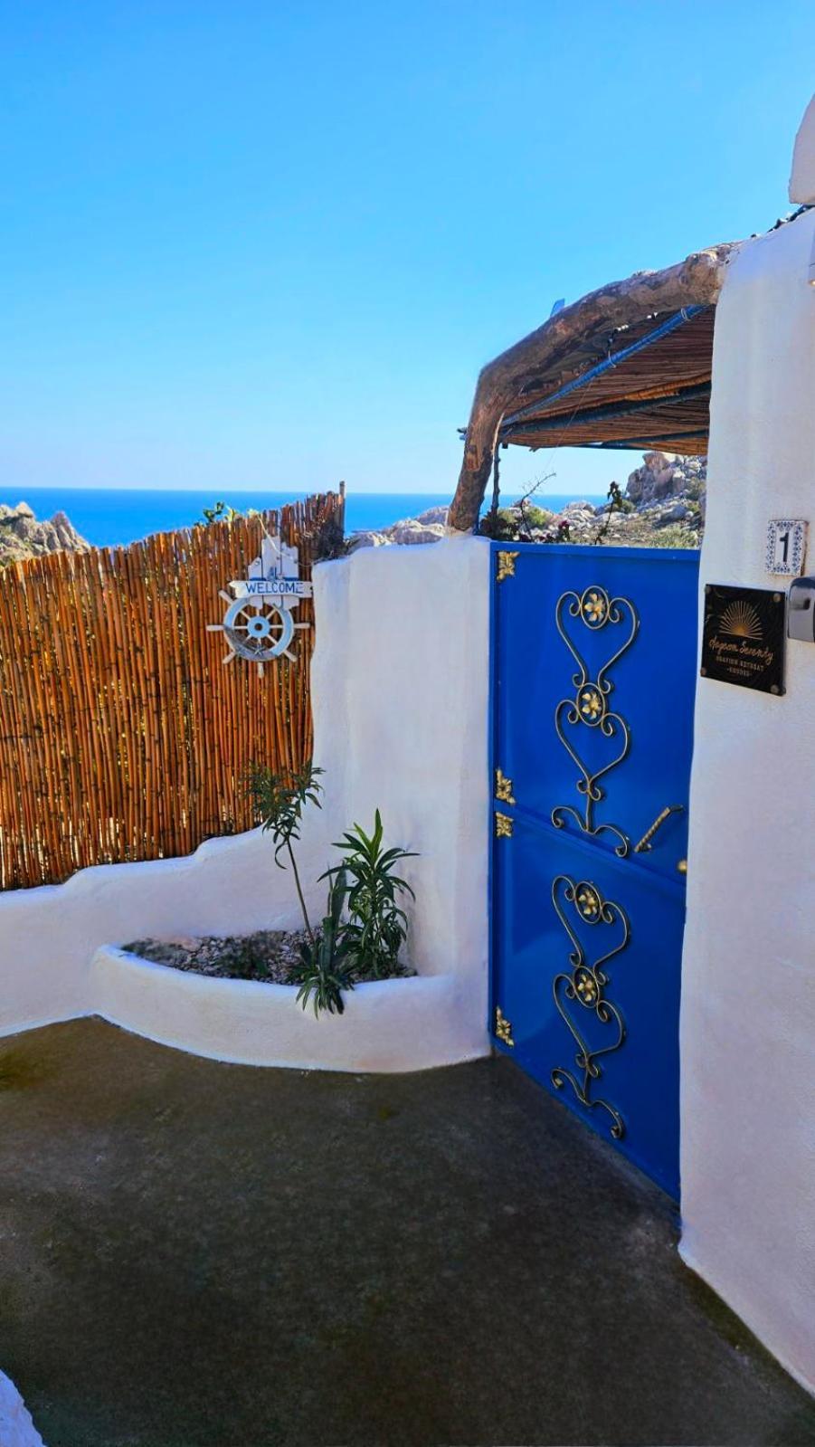 Aegean Serenity - Sea View Retreat Archangelos  Exterior photo